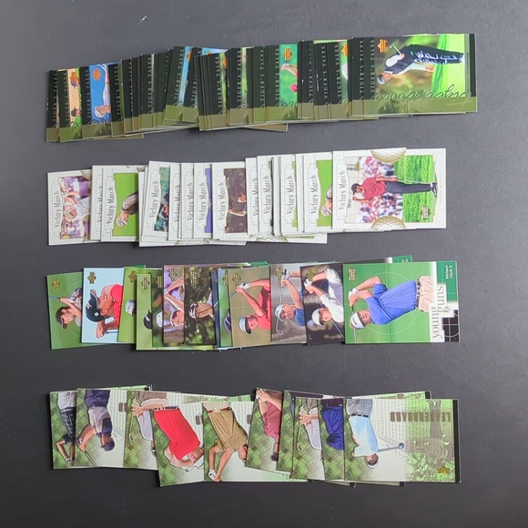 Upper Deck Other - Large lot 2001 Upper Deck golf cards Tiger Woods Tiger Tales Victory Mar